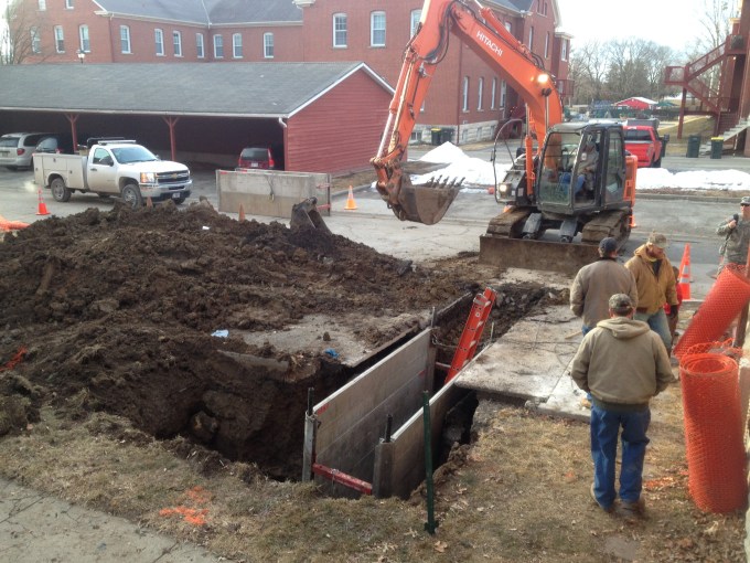 Digging up Dirt in my Soul!  God brings beauty from ashes…and DIRT….lots of it!  And not to mention a new asphalt parking spot :)